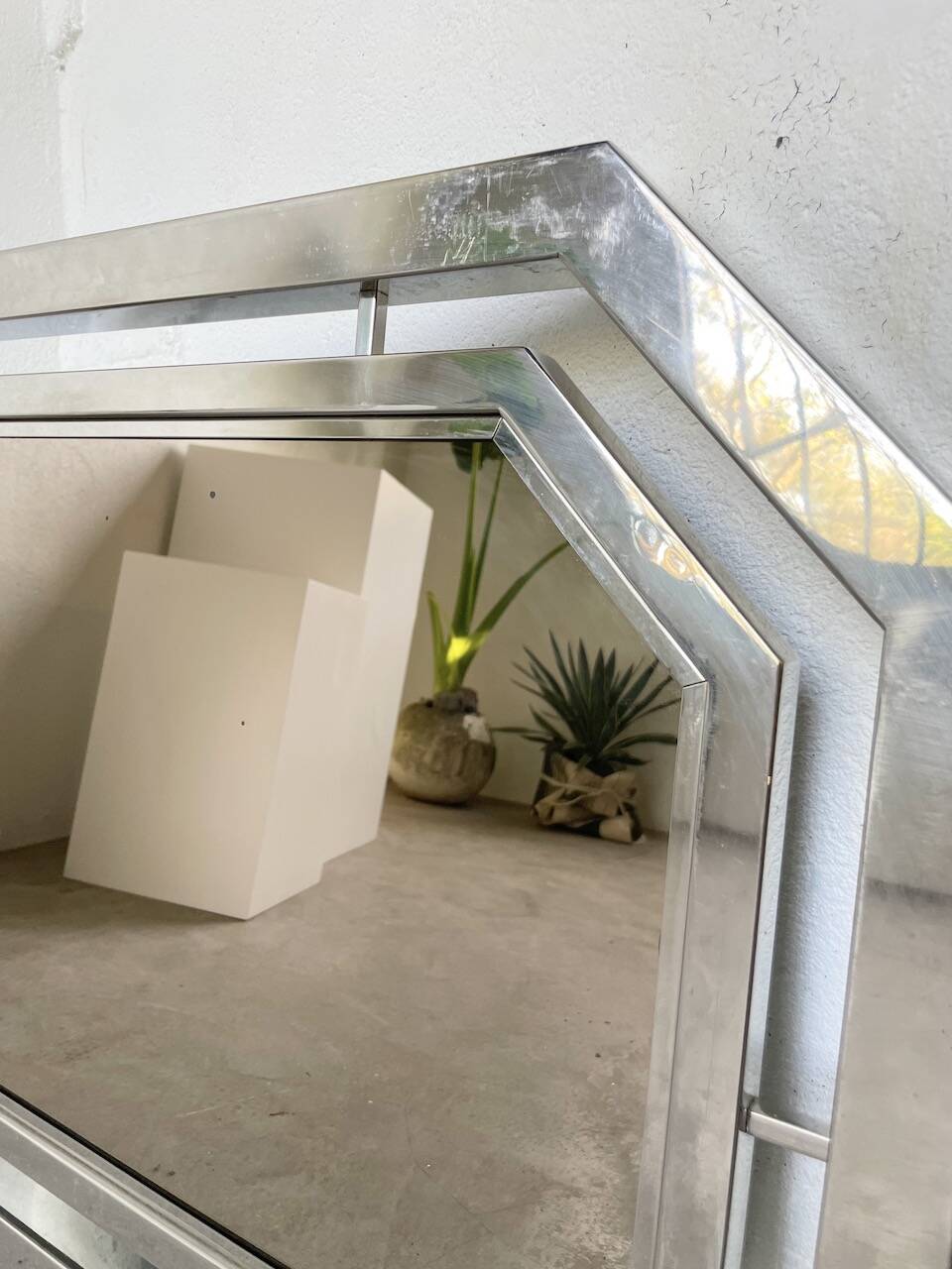 Art Deco Chrome Mirror