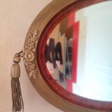 Miroir ovale art nouveau