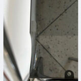 Console chrome et verre fumé 70s