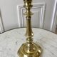 Candle holder / candlestick in golden brass 20s