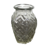 Vase à jacinthe en verre moulé