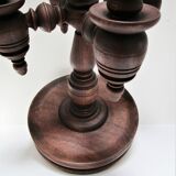 Chandelier solid wood turned stamped