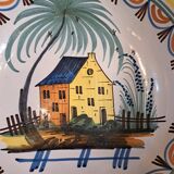 Nevers earthenware salad bowl