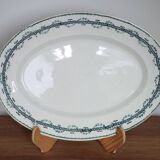 Plat ovale terre de fer