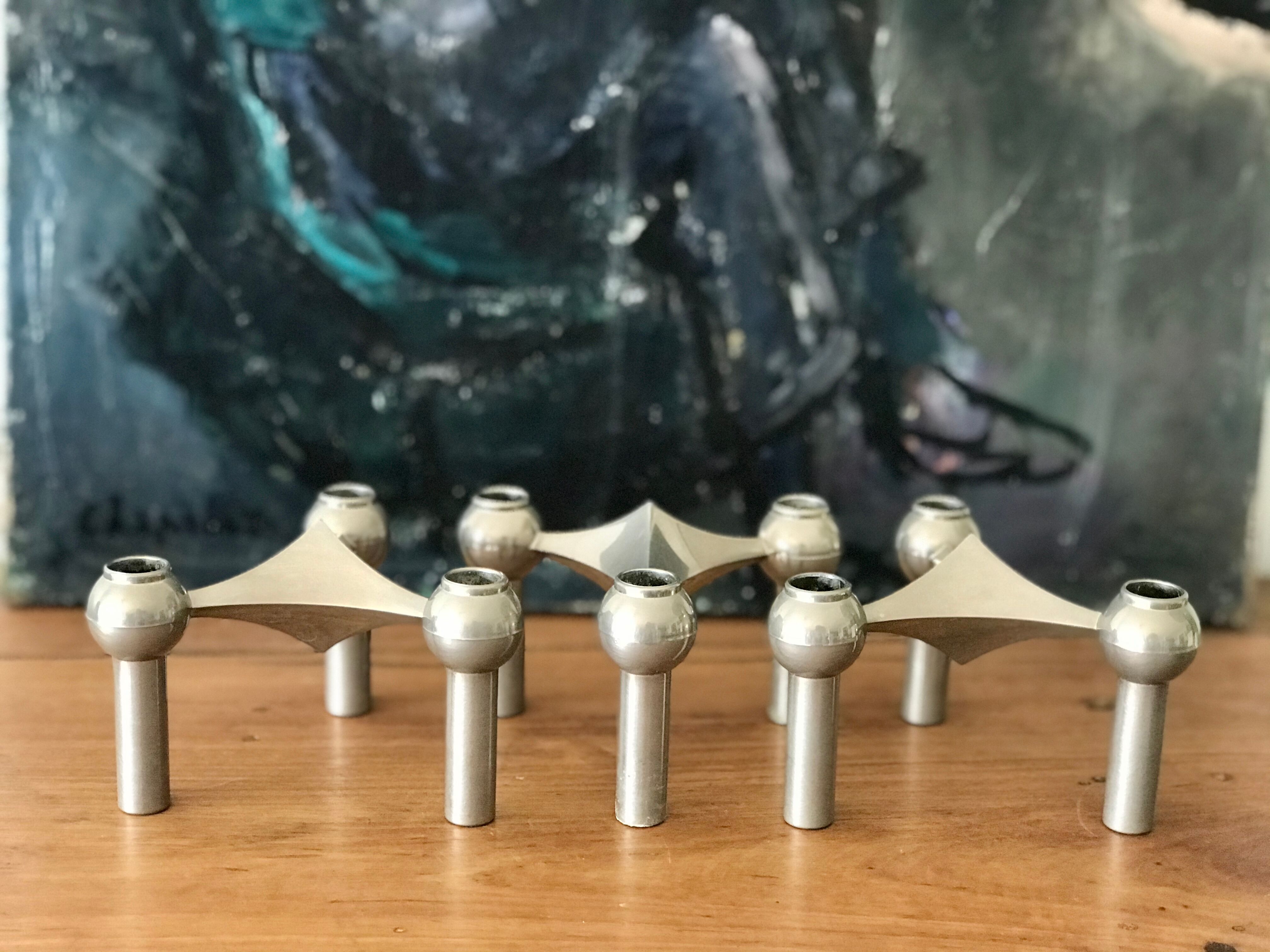 Bougeoirs vintage Nagel