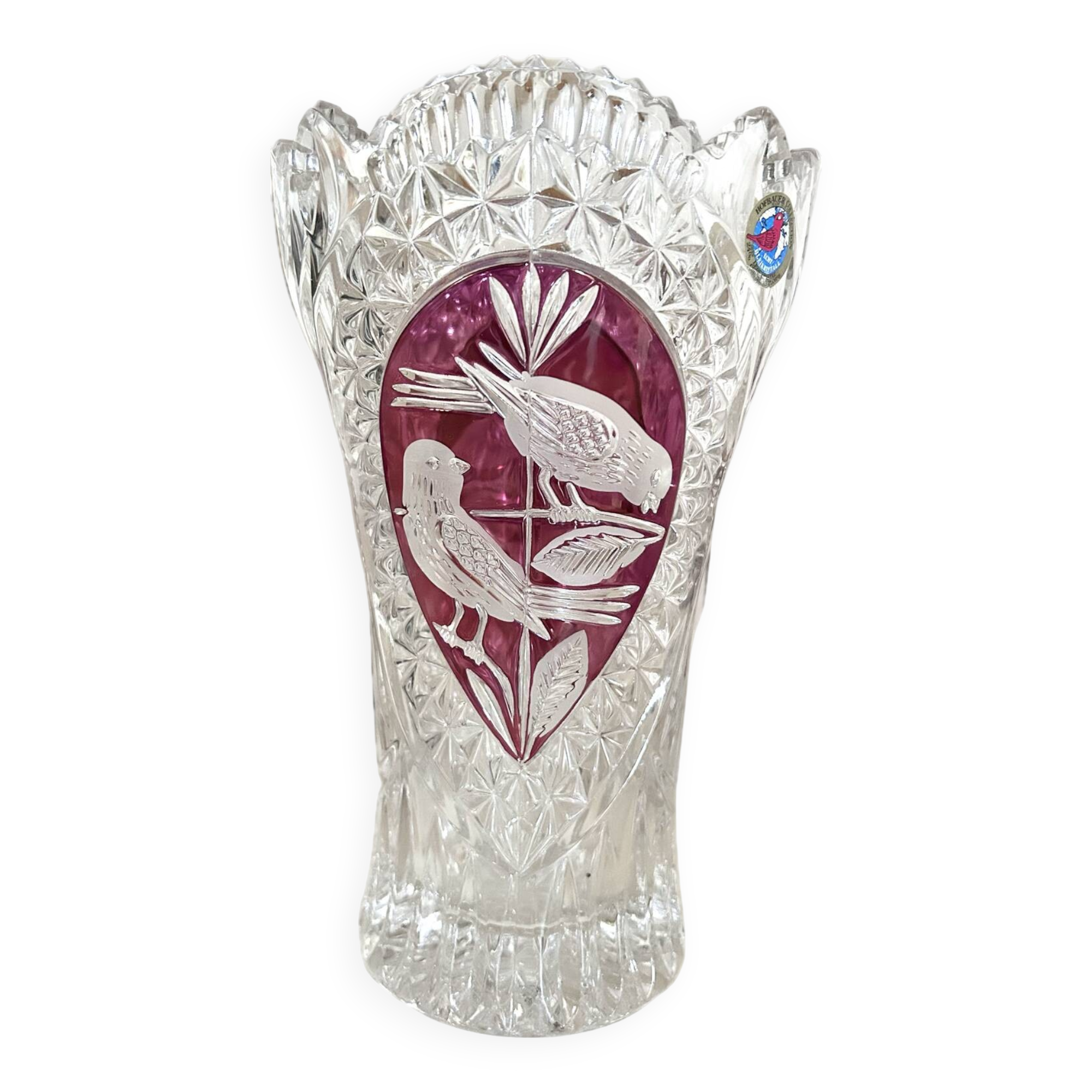 Hofbauer crystal vase