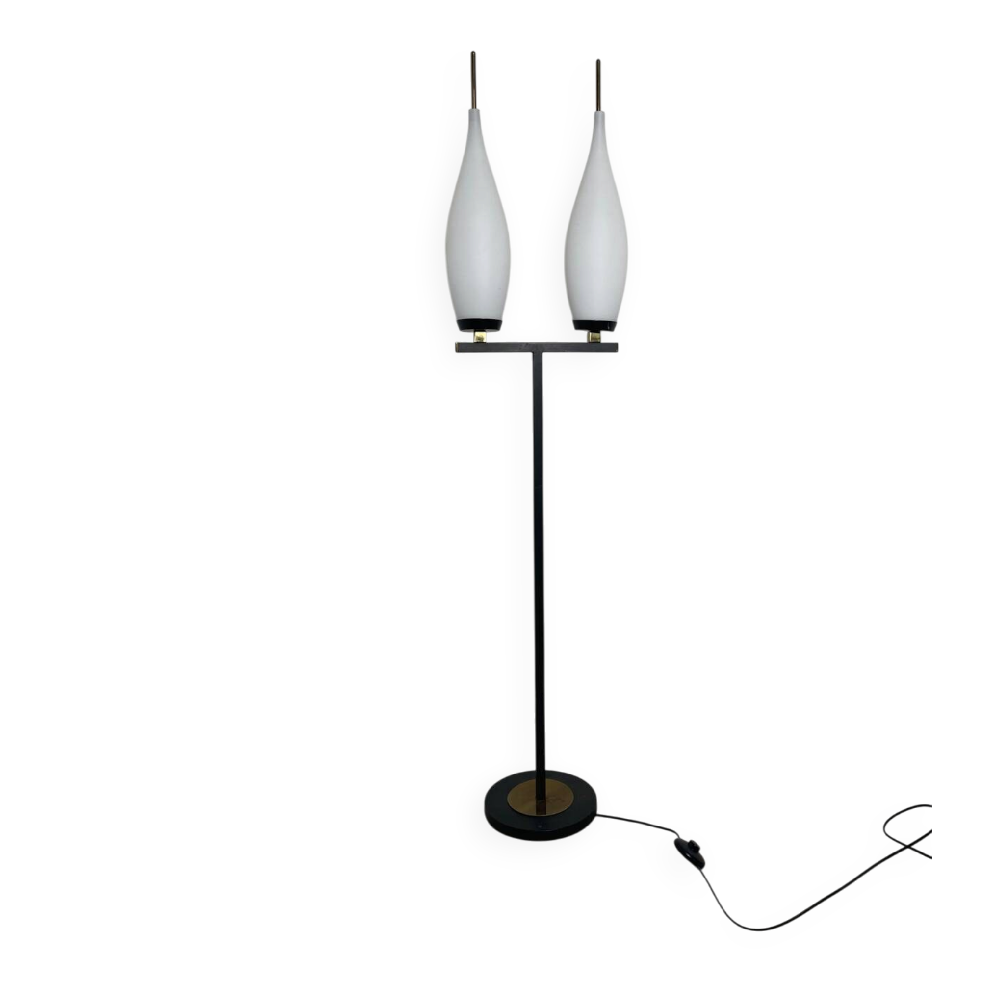 1960s two-light floor lamp