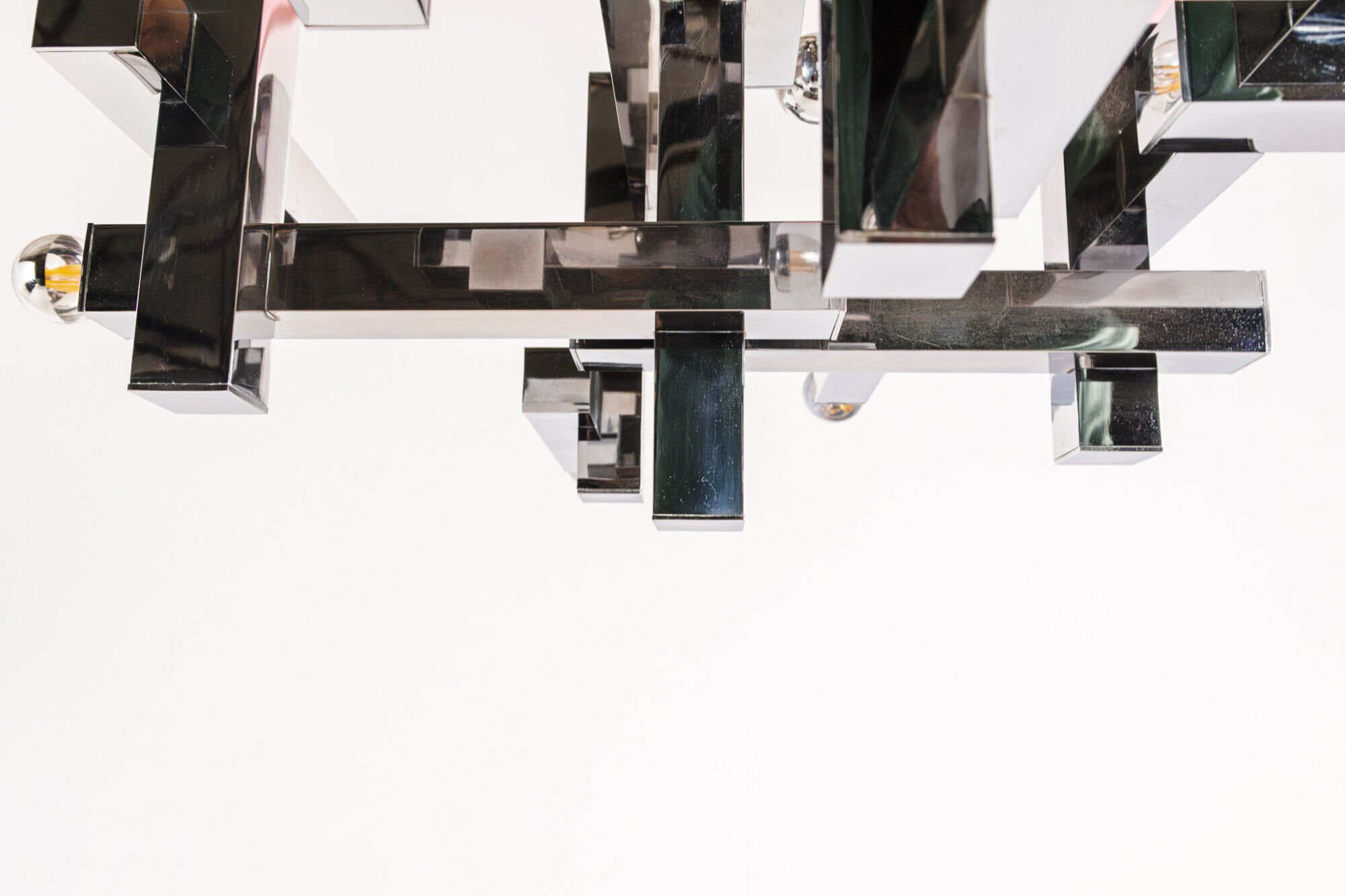 Metric chandelier by Gaetano Sciolari, Italy, 1970s