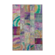 Handwoven anatolian contemporary 197 cm x 301 cm multicolor patchwork carpet