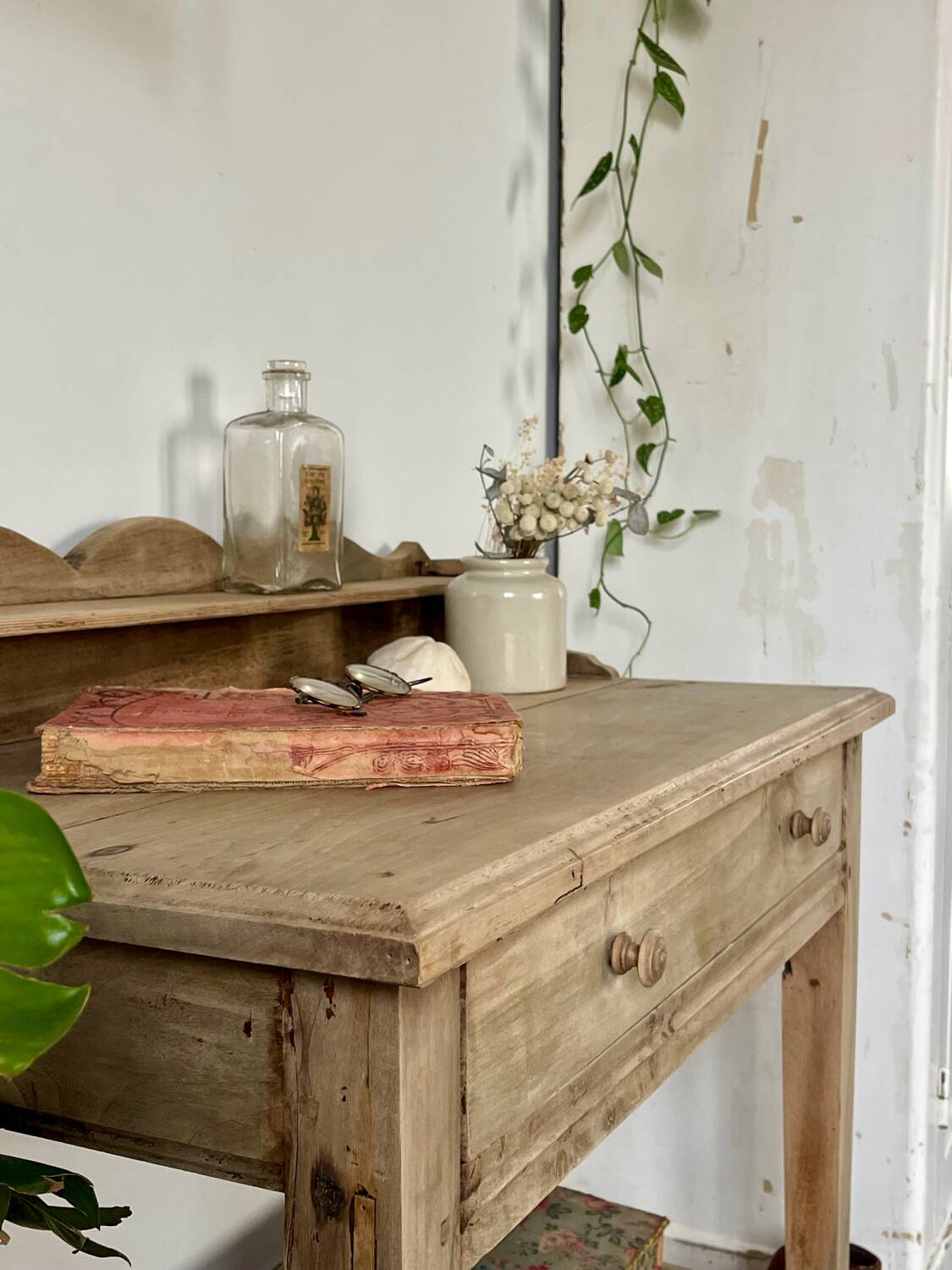 Walnut dressing table