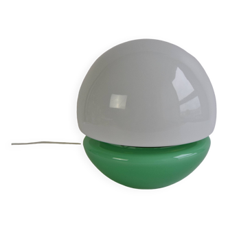 Glass table lamp, by Štěpán Tabera for OPP Jihlava, 1970s.