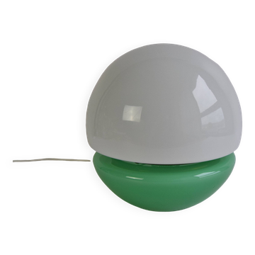 Glass table lamp, by Štěpán Tabera for OPP Jihlava, 1970s.