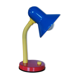 Multicolor flexible lamp postmodern 1980.