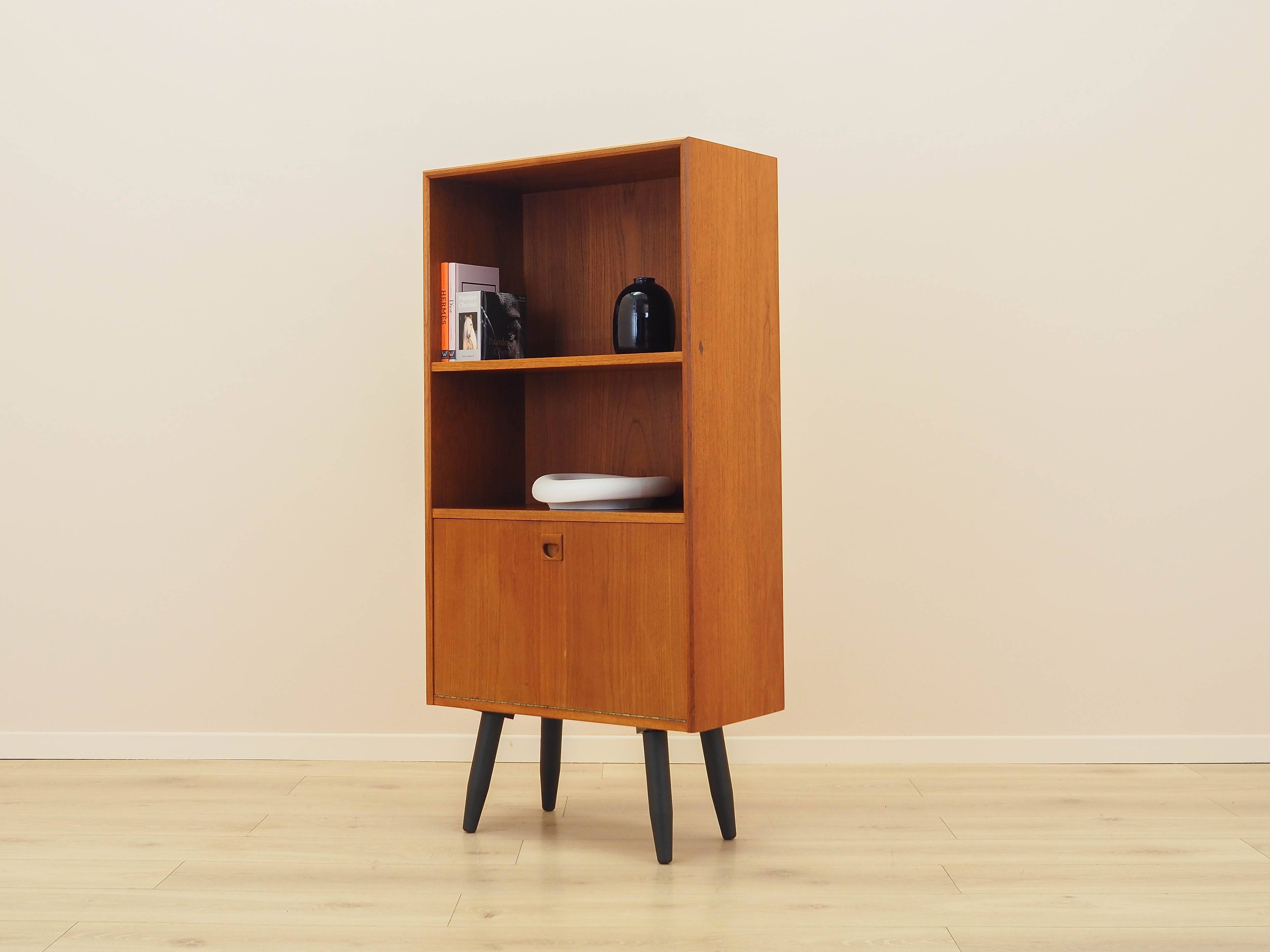 Teak bookcase, Danish design, 1970s, made in Denmark