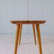 Table basse moderne du milieu du siècle en pin Suède 1940s
