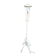 Metal garden lamp with cracked white paint - 1960s