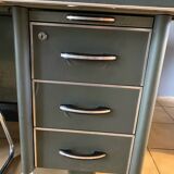 1950s workshop desk and chair