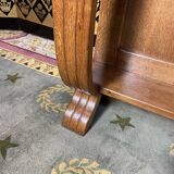 Art deco period console in restored oak