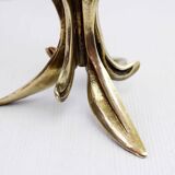 Bronze flower candle holder 1960