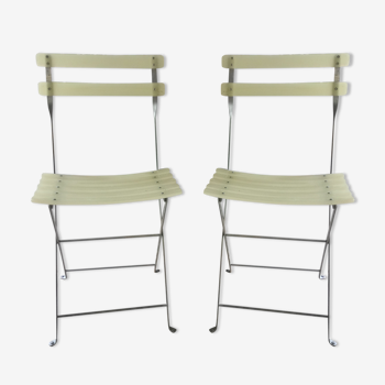 Set de 2 chaises pliantes d'appoint