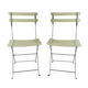 Set de 2 chaises pliantes d'appoint