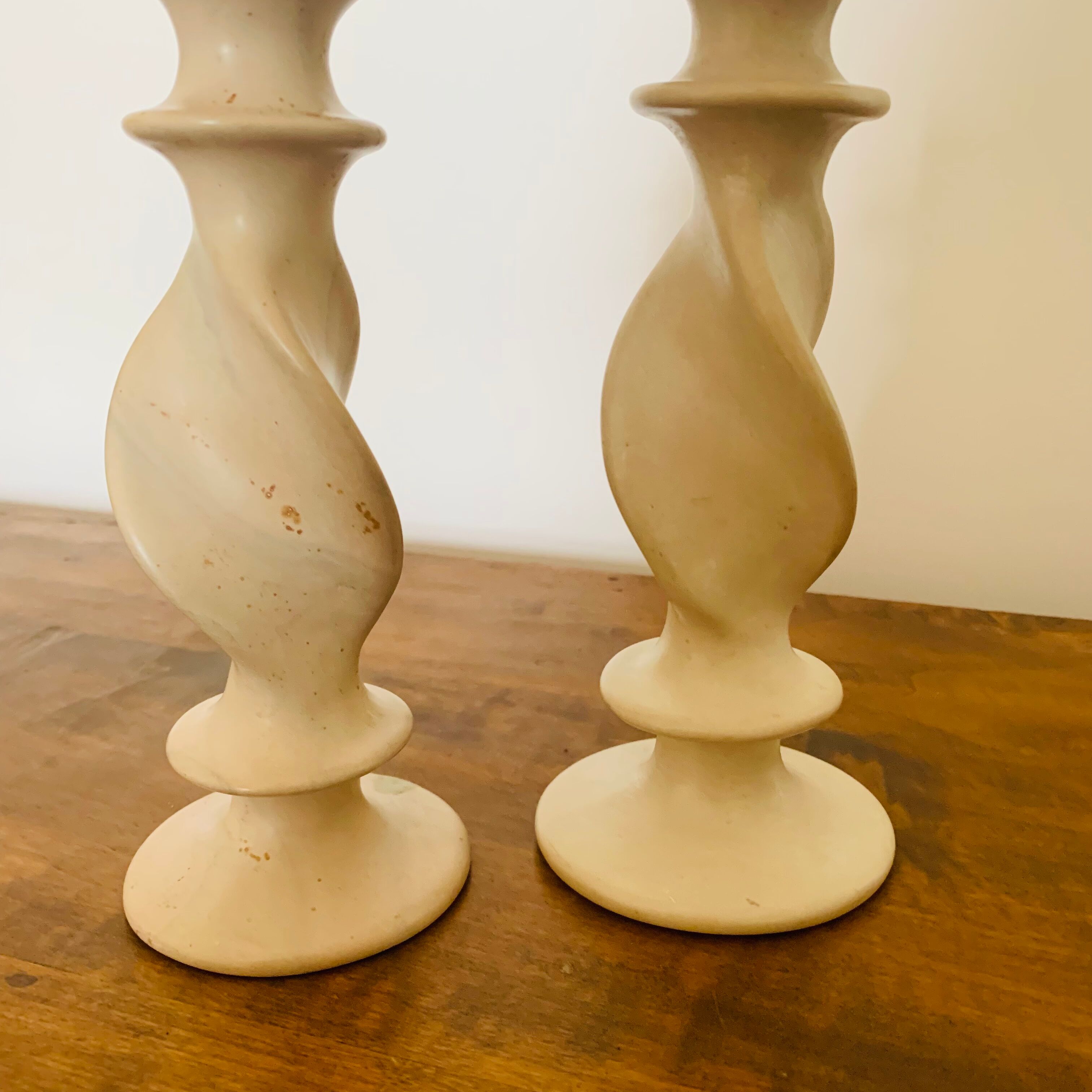 Pair of candle holders