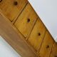Antique dutch ochre drawer cabinet, early 20th century