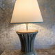 Wooden lamp and rattan