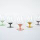 Set of cognac glasses, Italian design, 1970s, production: Italy