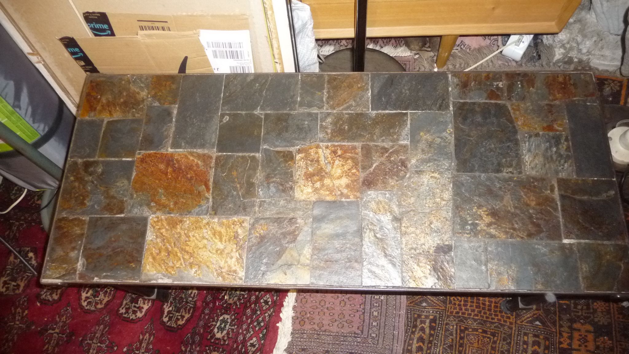 Table basse ardoise design 50