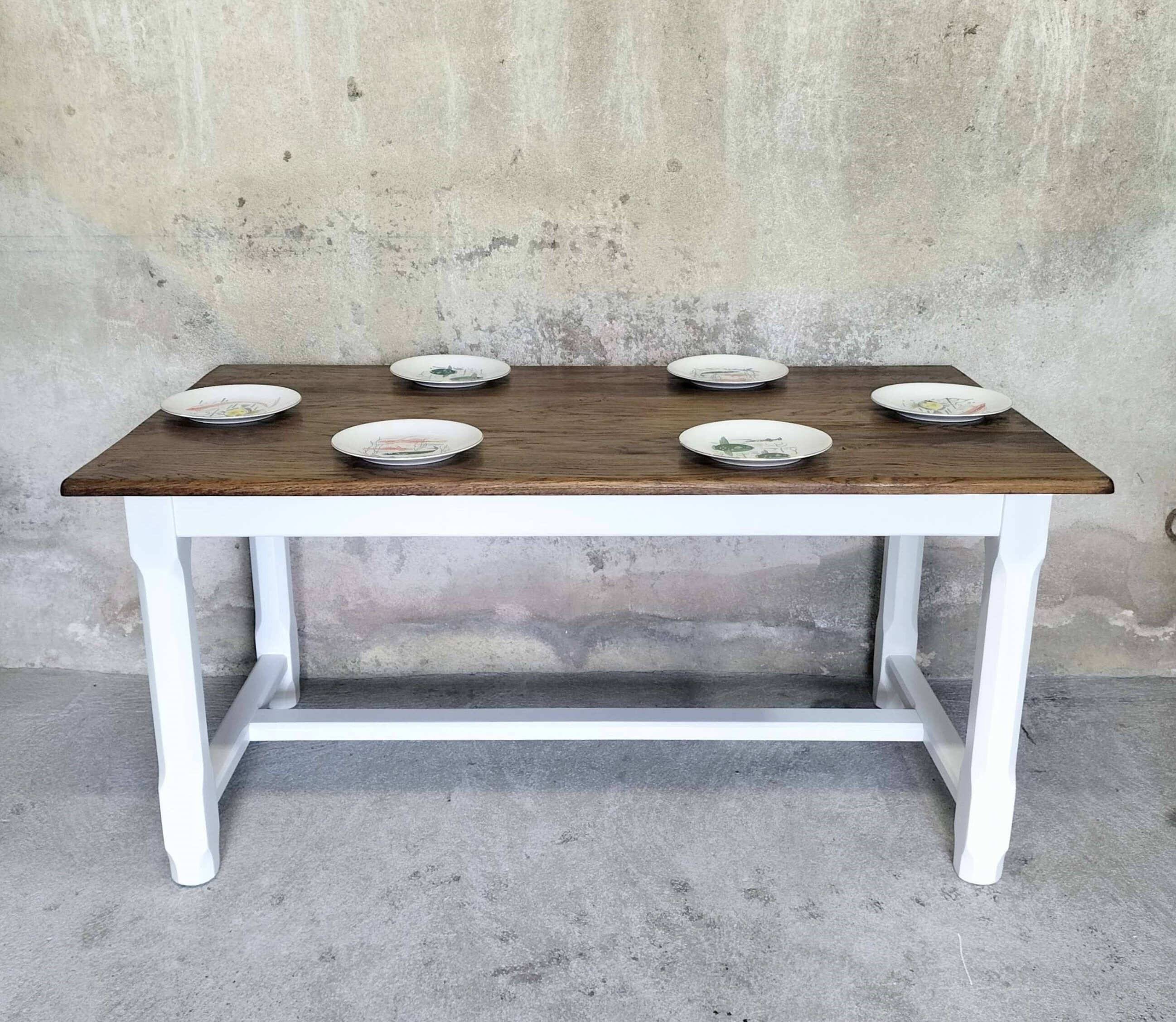 Table de ferme en bois massif