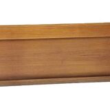 Extra long floating sideboard / wall shelf in teak 210 cm, Denmark 1960s