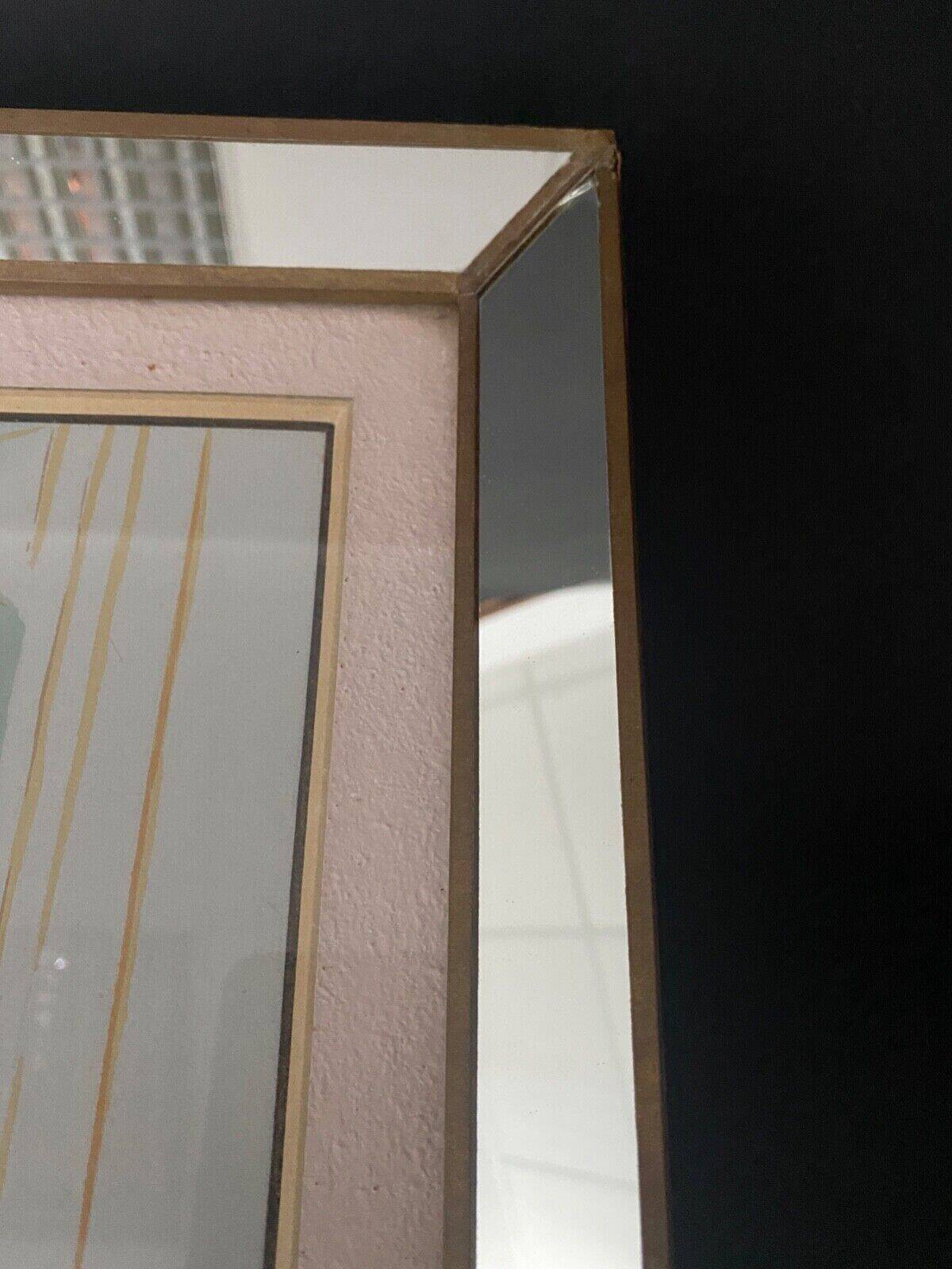 Watercolor on paper in the style of Guiraud de Scévola interior scene