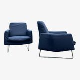 Chairs by Louis Paolozzi, model Prelude, published by Zol, around 1957.