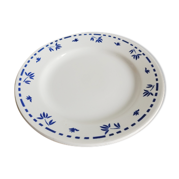 Small opaque porcelain dessert plate