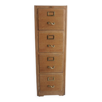 Oak filing cabinet