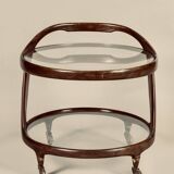 Cesare Lacca rolling coffee table service trolley
