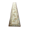 Ancient Chinese Art Deco handmade carpet 70cm x 548cm 1930s