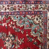 Handmade vintage Persian Malayer rug 127cm x 193cm, 1950s