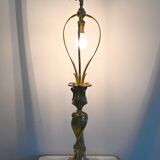 Lampe en Bronze Doré, Art Nouveau – Fin XIXe