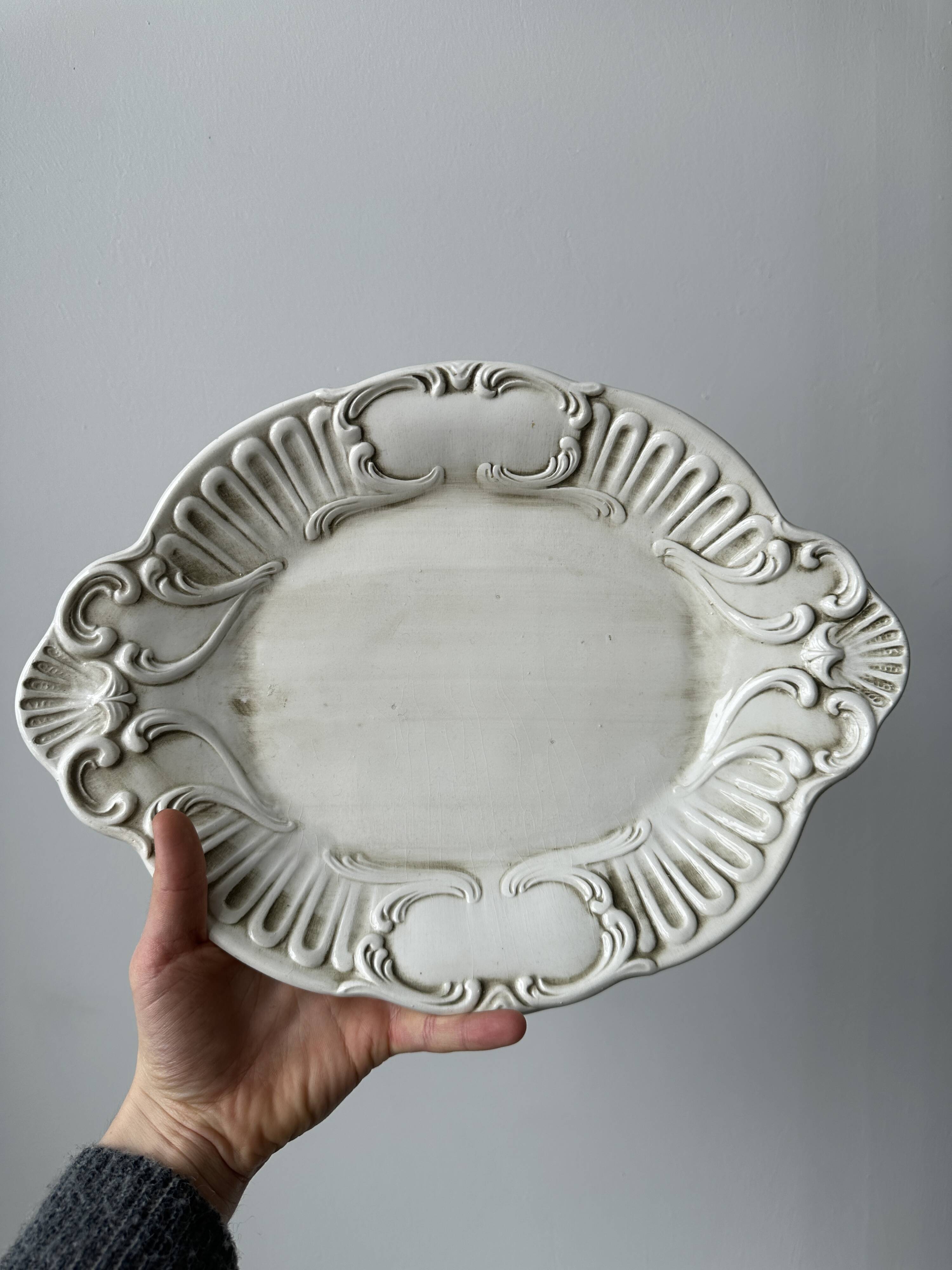 Old ceramic dish
