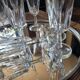 70's Glass Champagne Flutes