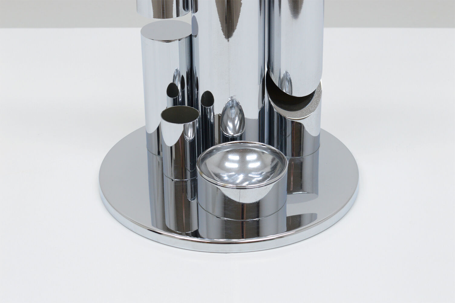 Chrome desk light “Babilonia” by Fase, Spain 70