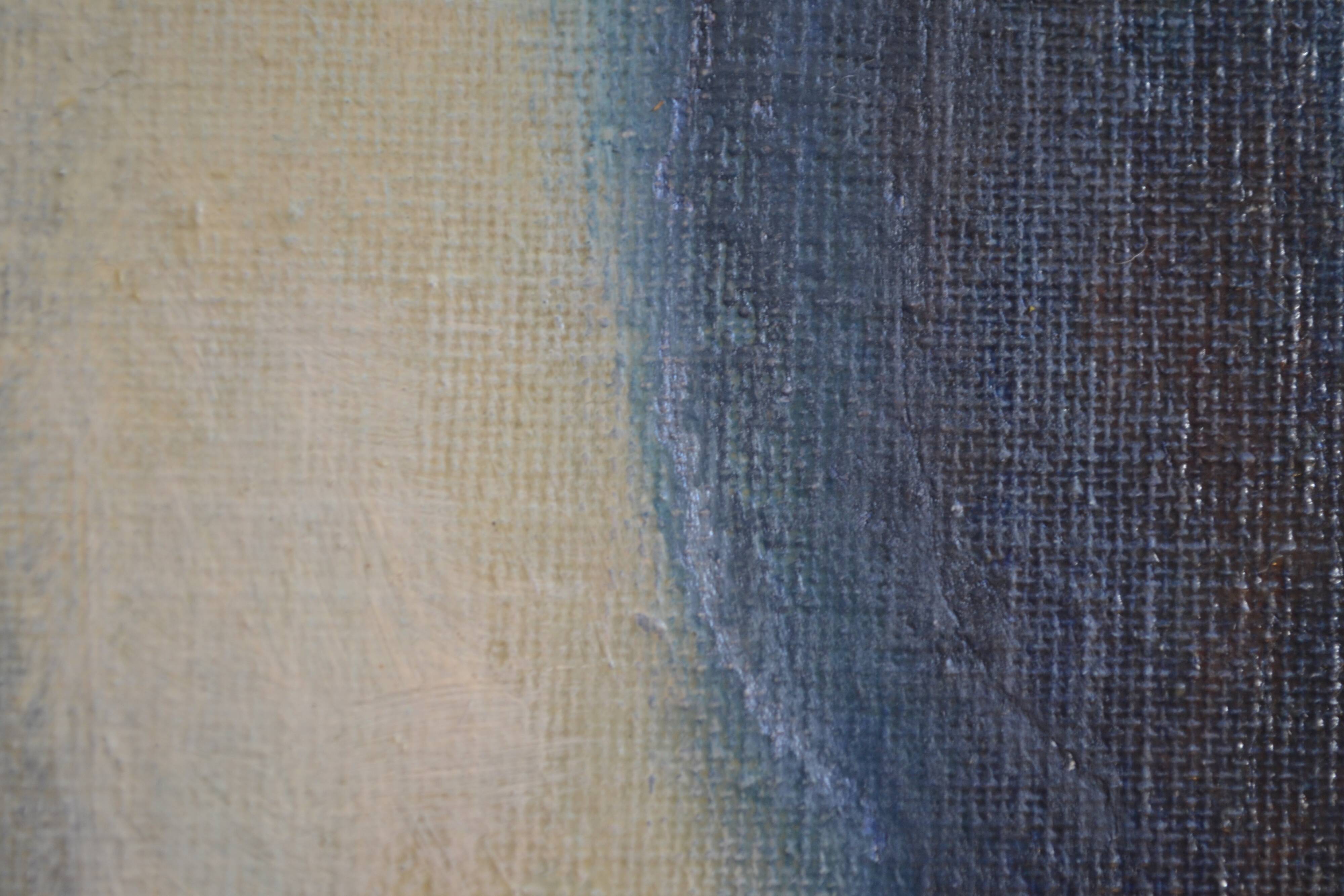 Jean Pesce (1926) painting "nude with bent leg" HSP