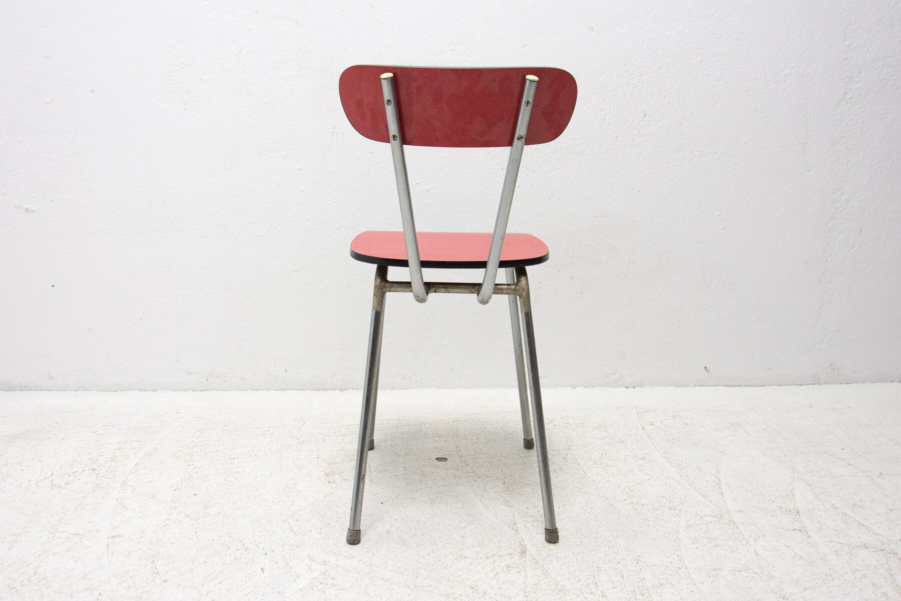 Pair of Czechoslovak colored formica cafe chairs, 1960´s