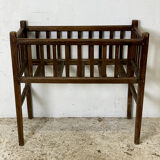 Rustic solid oak crib