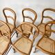 Suite chaises campagne cannage
