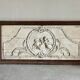 Antique decorative wall panel "angels"