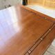 Double-sided walnut counter desk 1900