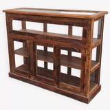Antique wooden jeweller's display case
